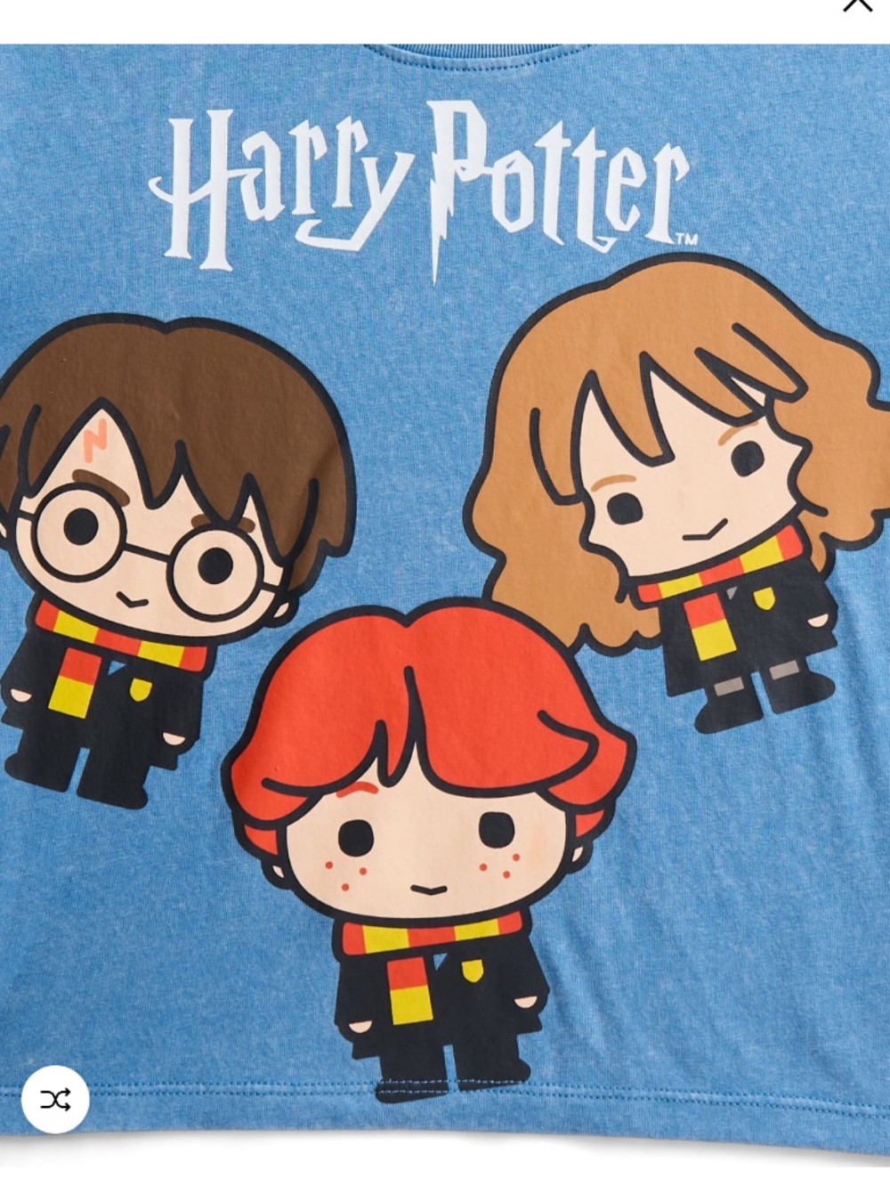 Harry Potter Toddler Blue Unisex Graphic Short Sleeve Tee Shirt Size 5T NWT - Picture 5 of 7